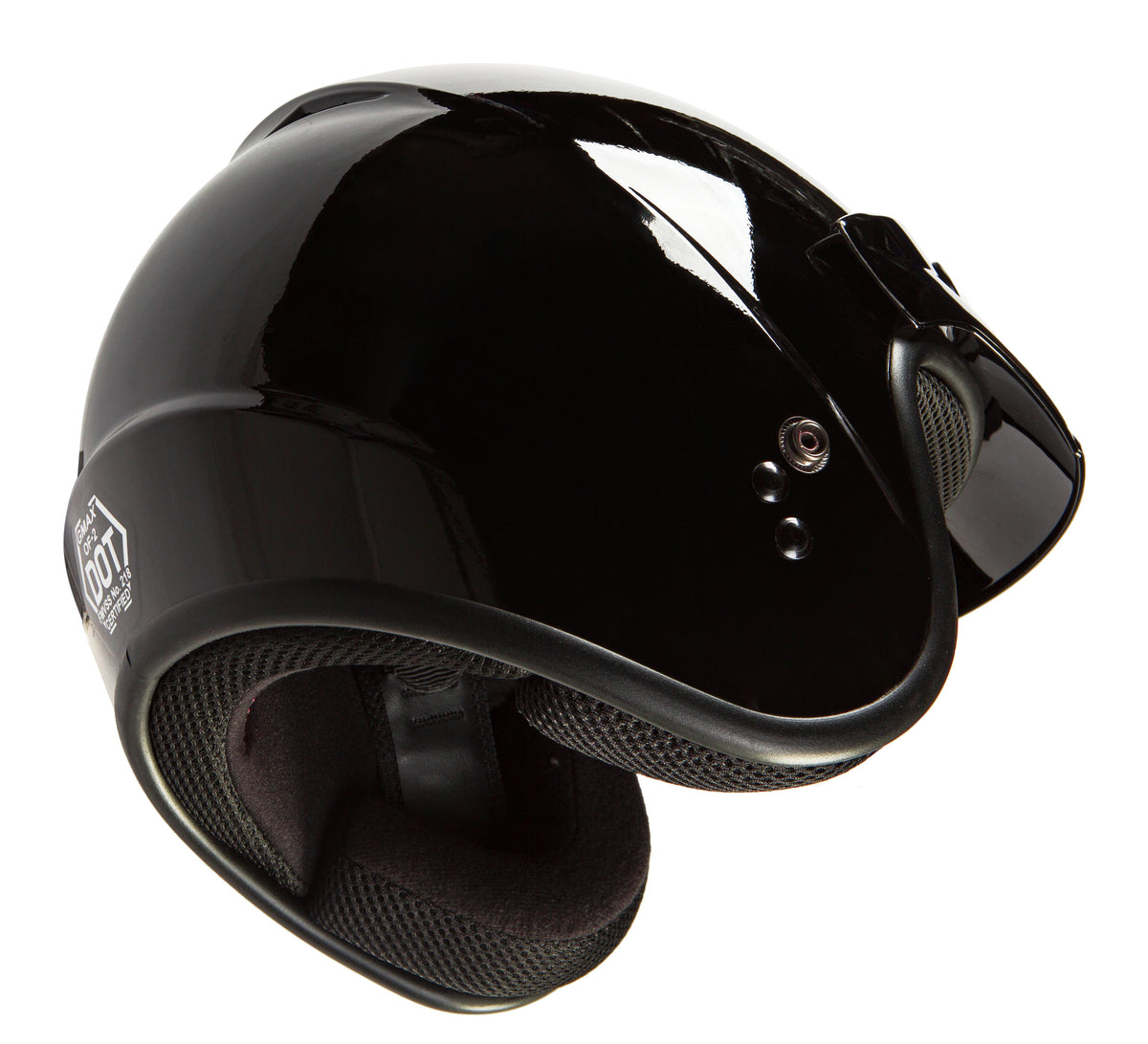GMAX Youth OF-2Y Open Face Helmet Black
