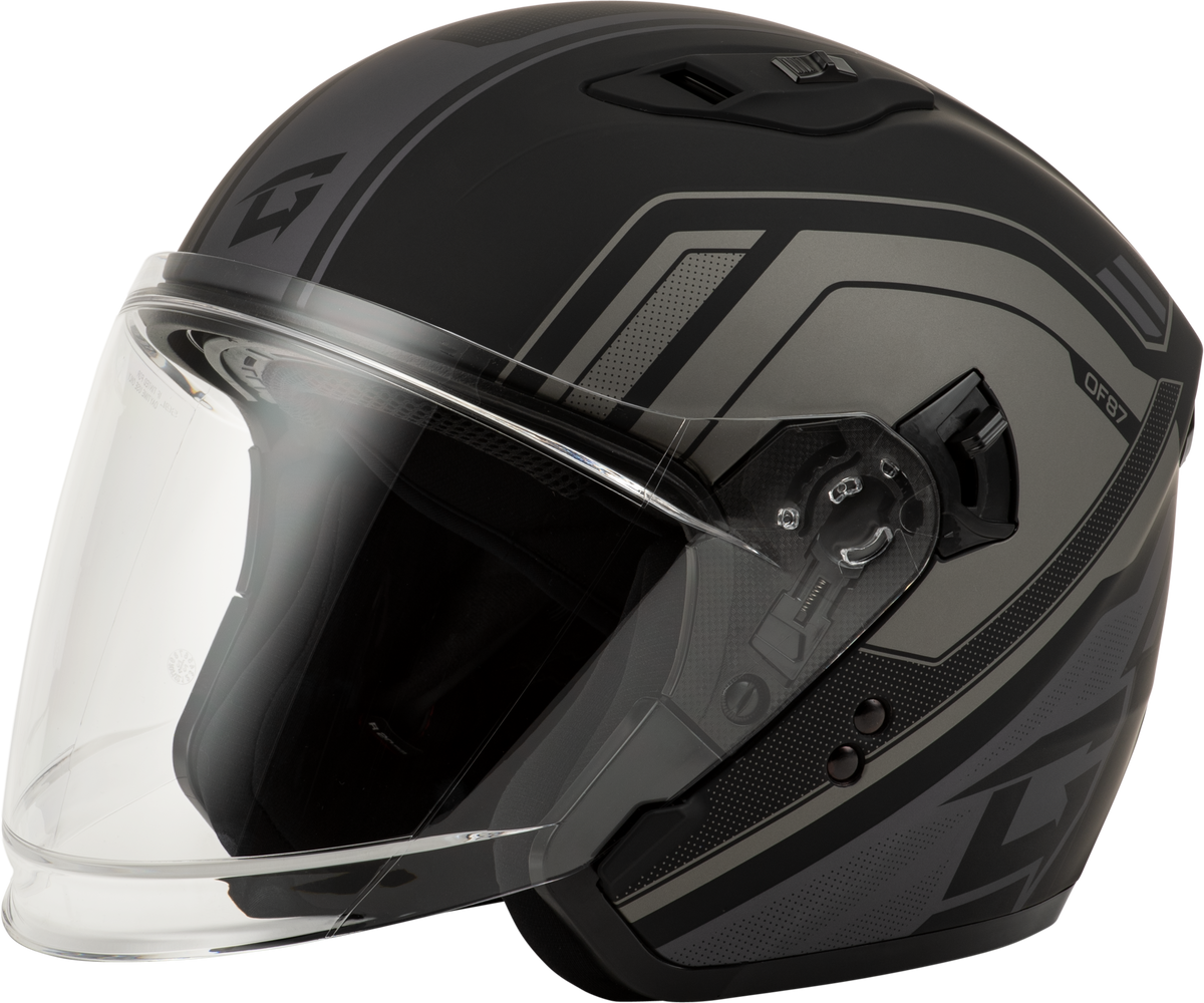 GMAX OF-87 Duke Helmet (2024) CLOSEOUT Matte Black/Grey