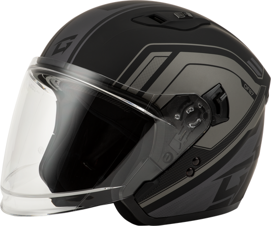 GMAX OF-87 Duke Helmet (2024) CLOSEOUT Matte Black/Grey