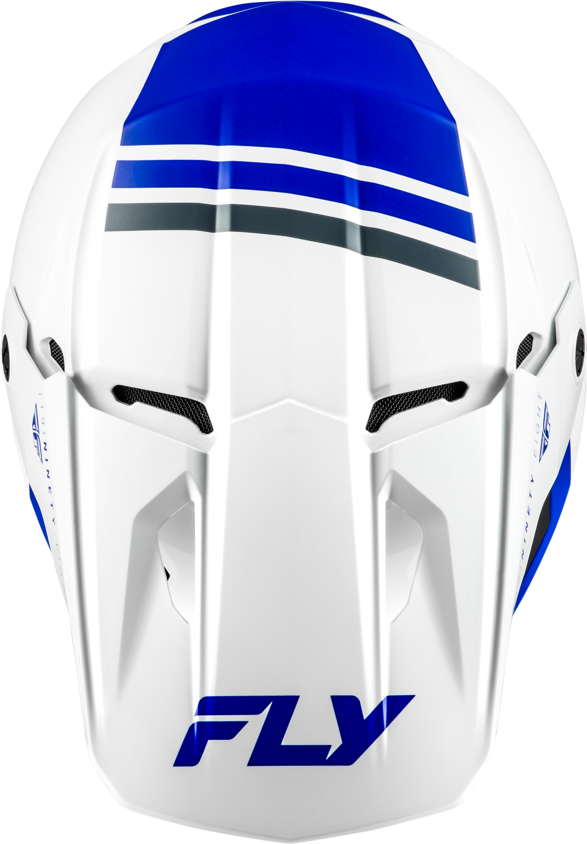 Fly Racing Kinetic Verdict Helmet - White/Blue/Grey