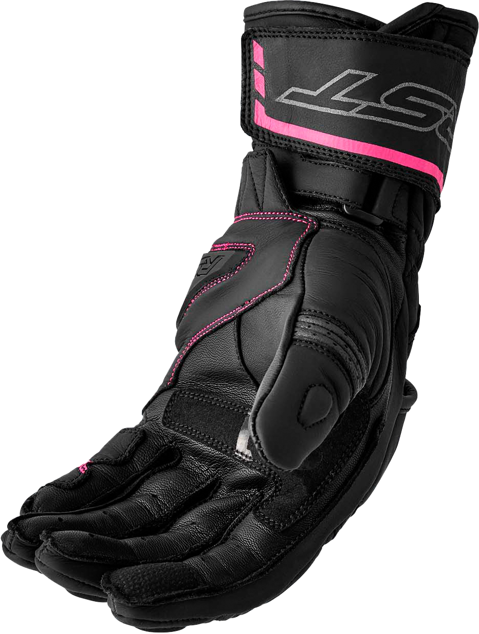 RST Womens S1 D3O Glove - Black/Pink