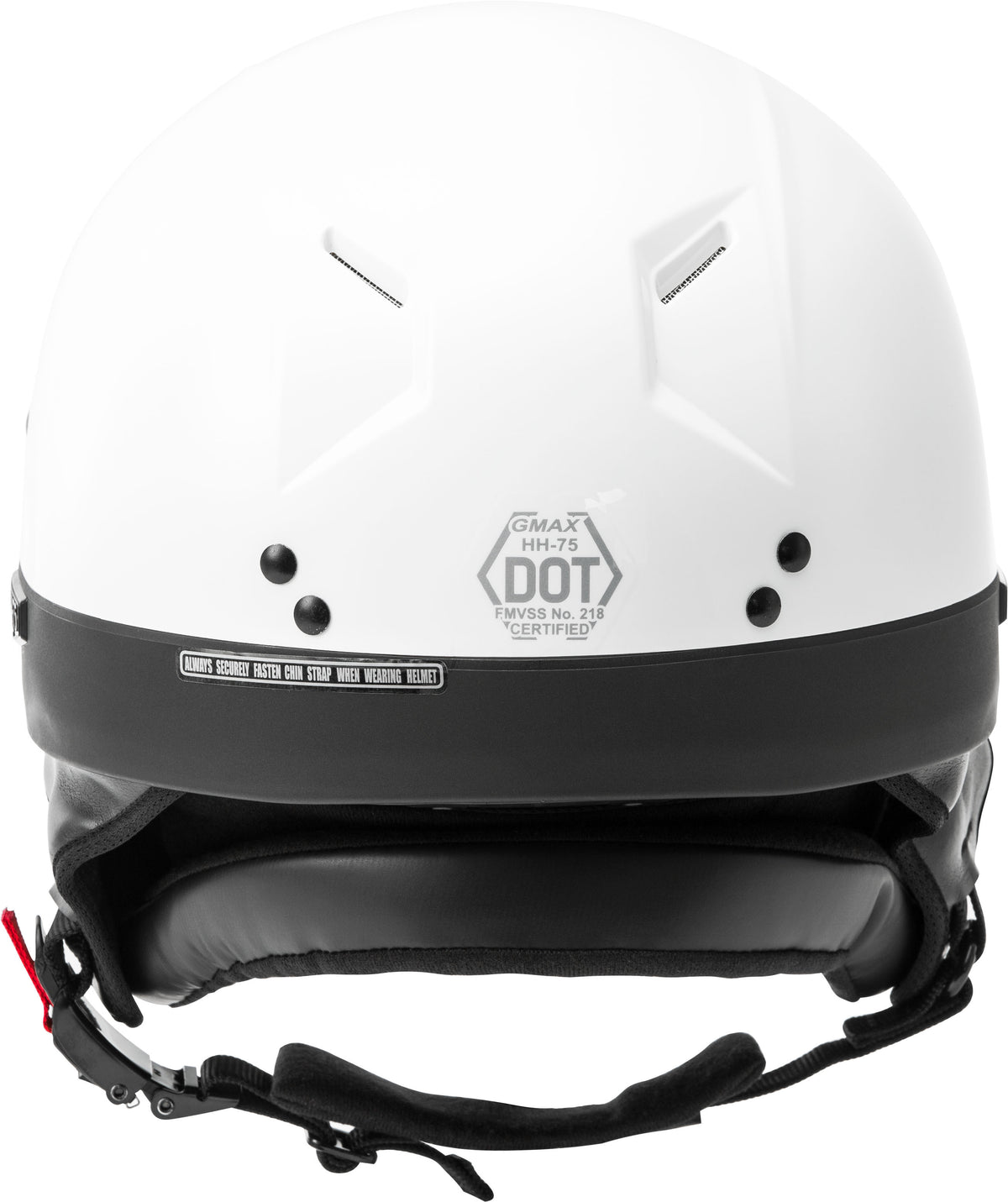GMAX HH-75 Half Helmet White