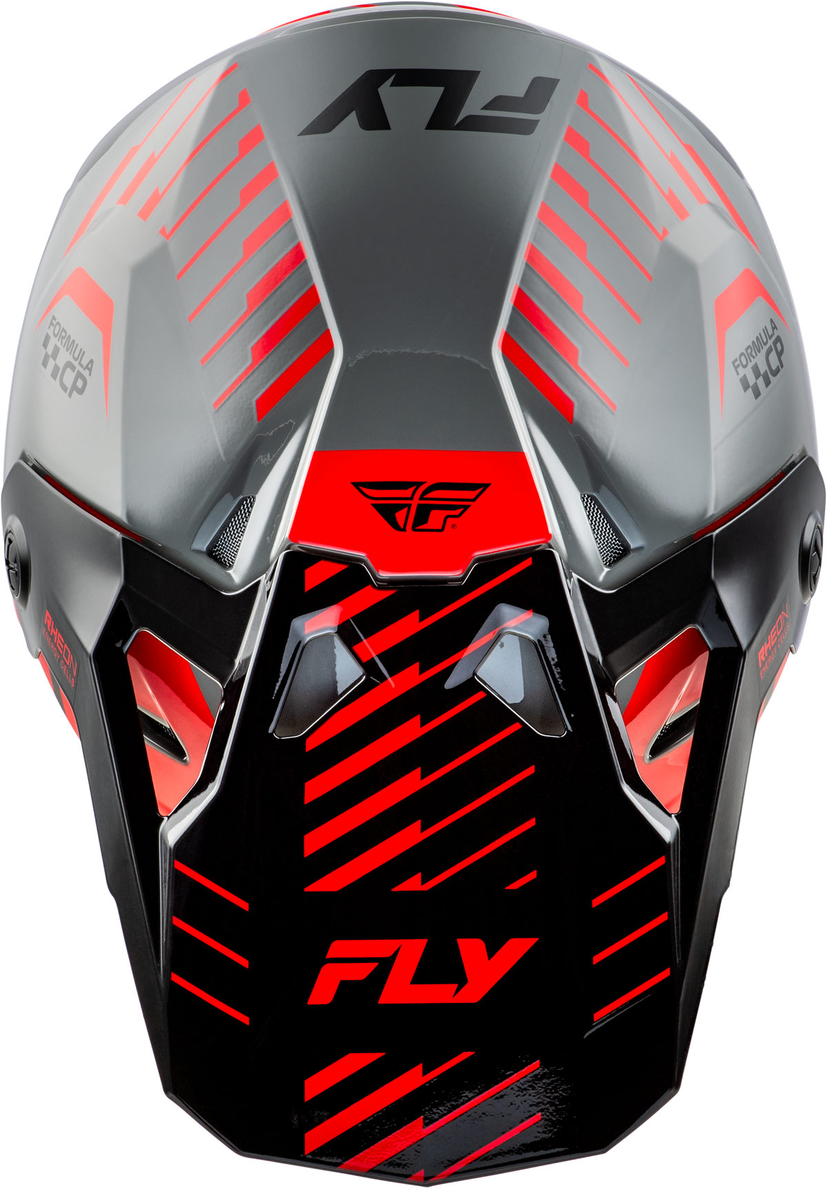 Fly Racing Formula CP Slice Helmet - Grey/Red/Black