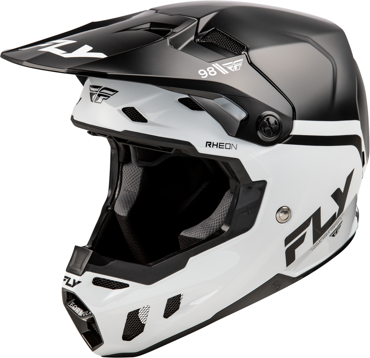 Fly Racing Formula CC Helmet - Black/White