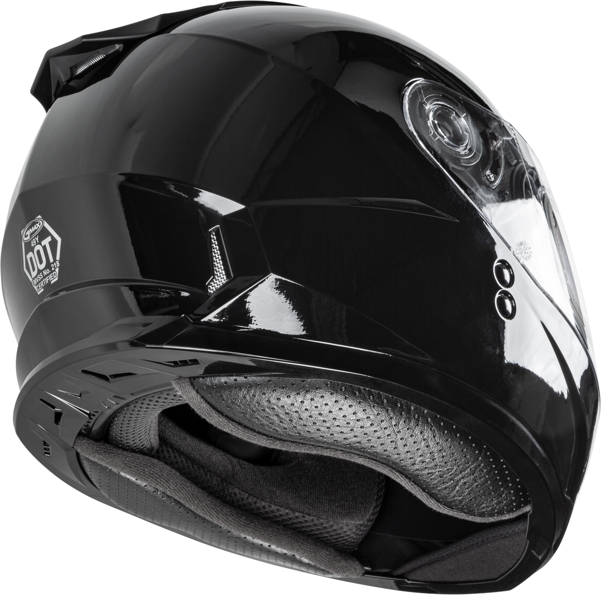 GMAX Youth GM-49Y Snow Helmet w/Quick Release Buckle Black