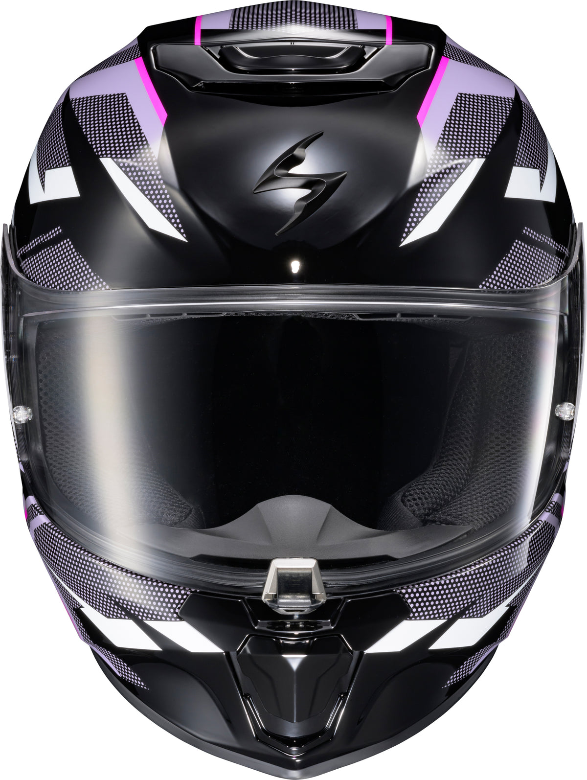 Scorpion EXO R330 Saga Helmet - Black/Pink/Purple