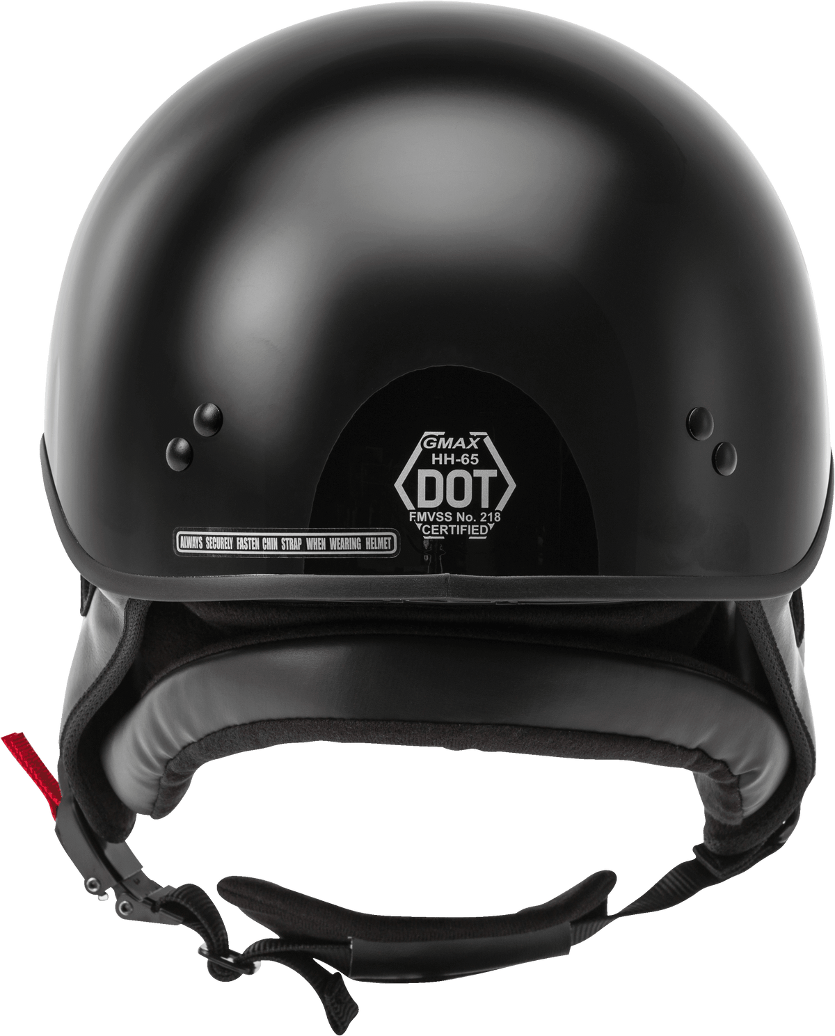 GMAX HH-65 Full Dressed Helmet Black