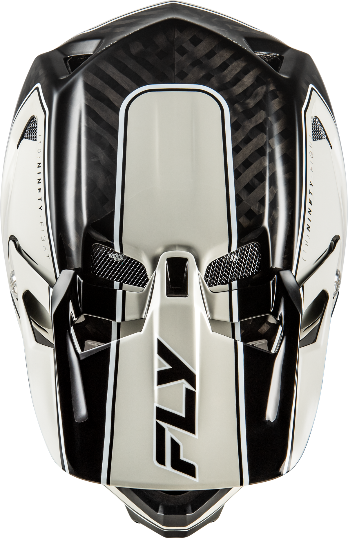 Fly Racing Werx-R Flow Carbon Helmet - Black Carbon/Grey