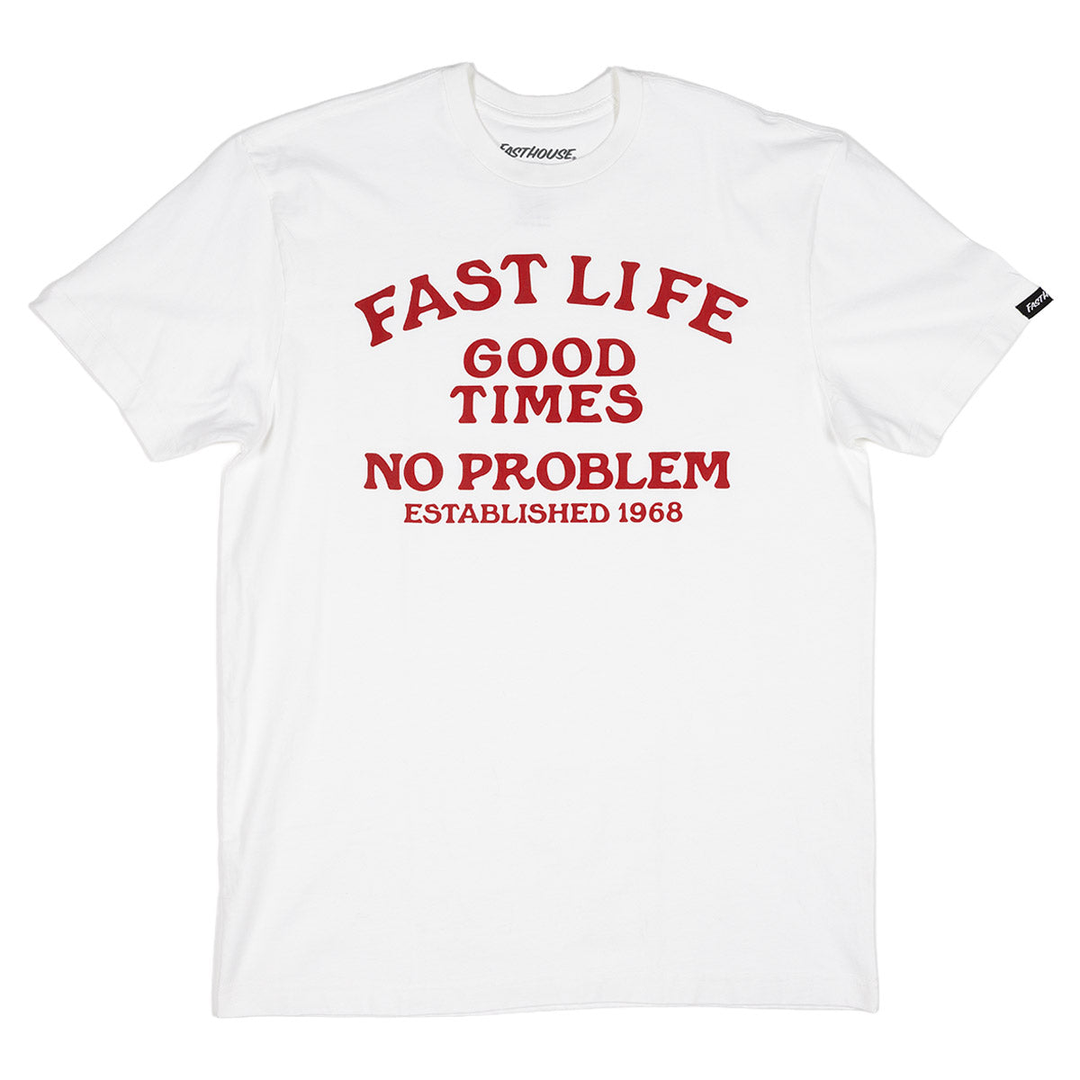 Fasthouse No Problem Tee - White