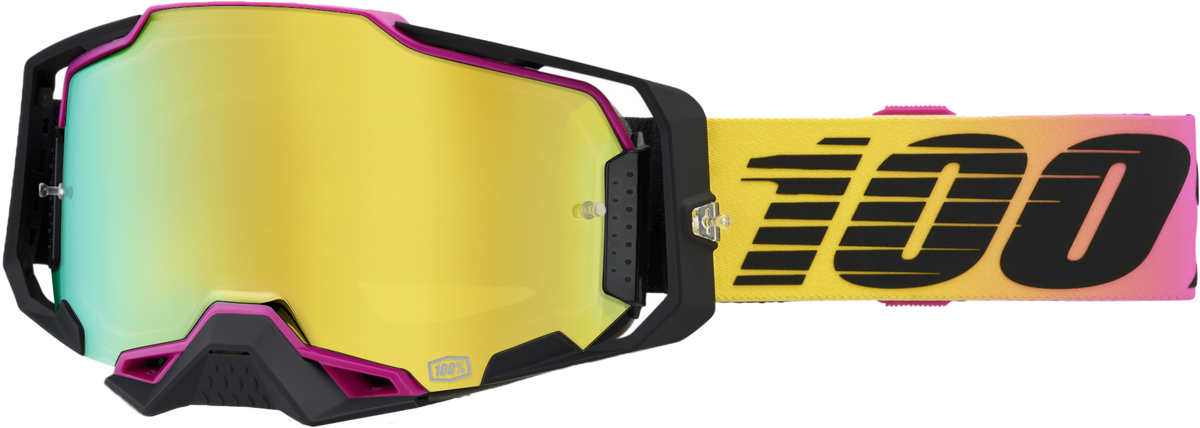 100% Armega Goggles 91 / Mirror Gold Lens