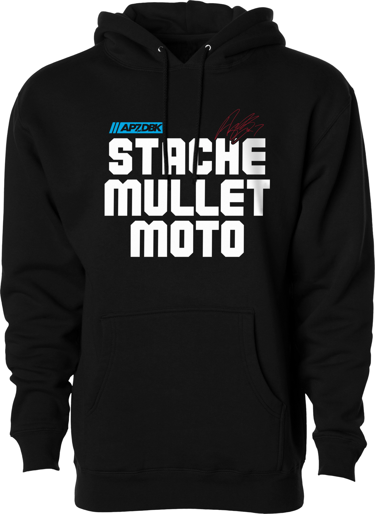 DBK Stache Mullet Moto Hoodie