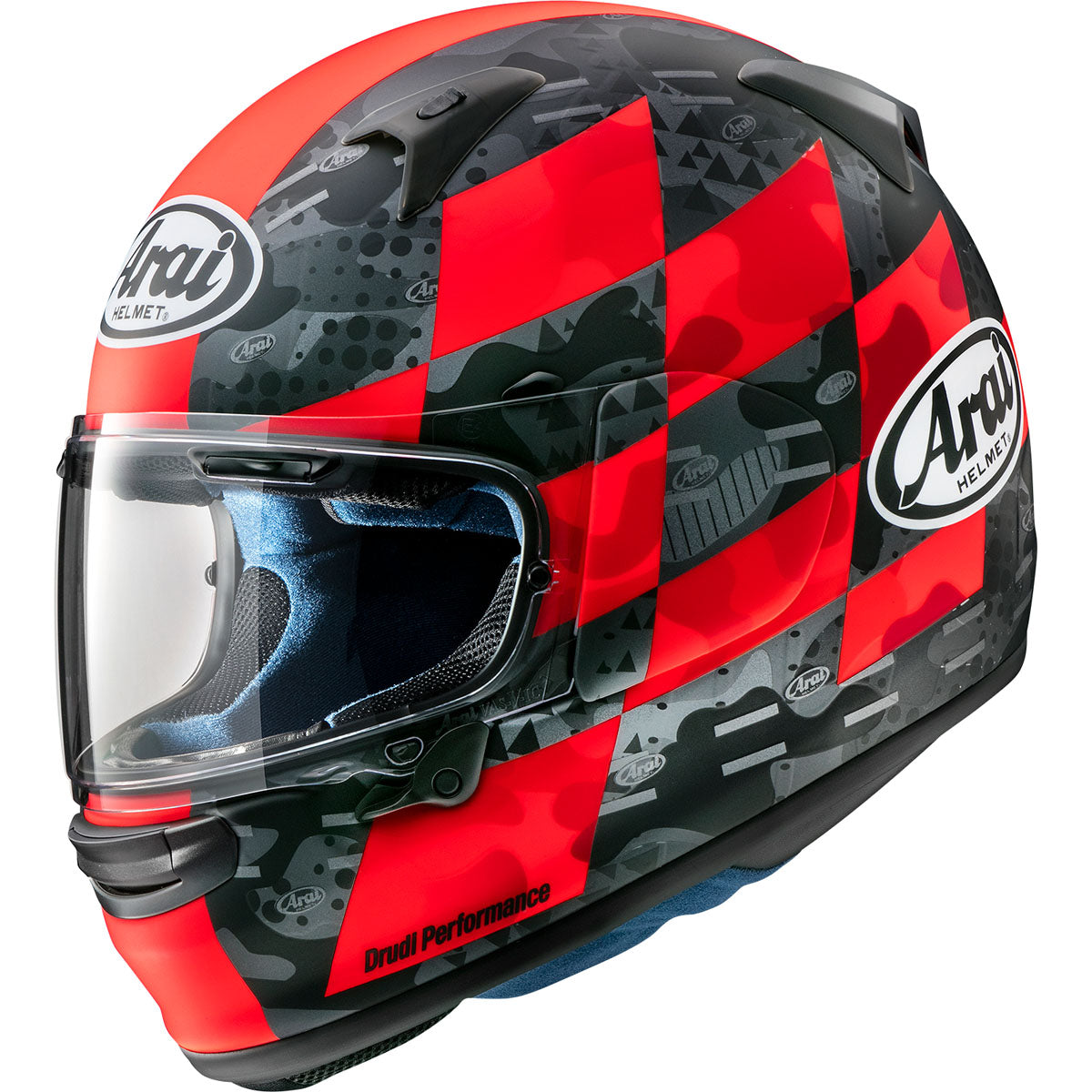 Arai Regent-X Patch Helmet CLOSEOUT - Red Frost