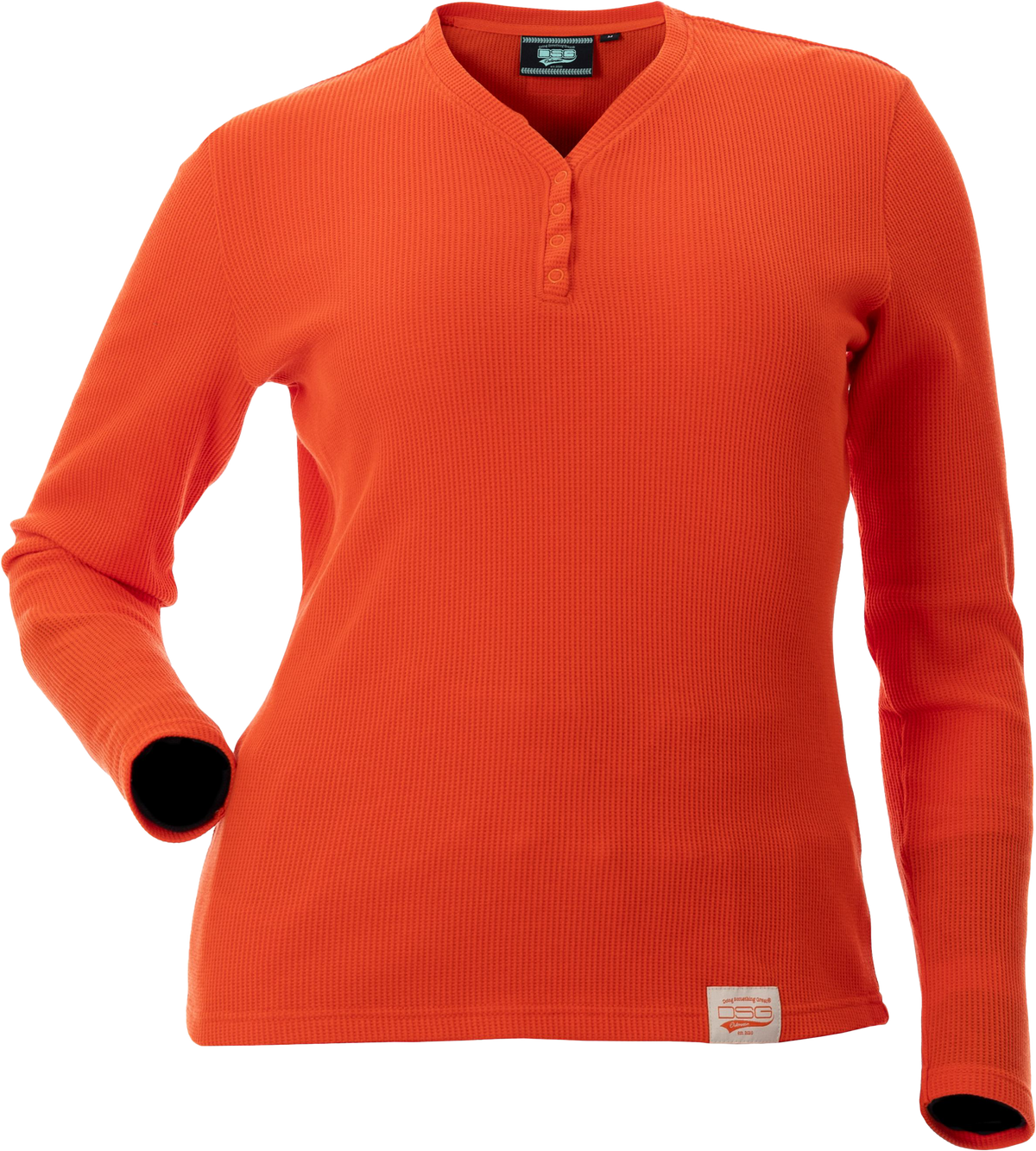 DSG Womens Cozy Waffle Shirt CLOSEOUT - Poppy