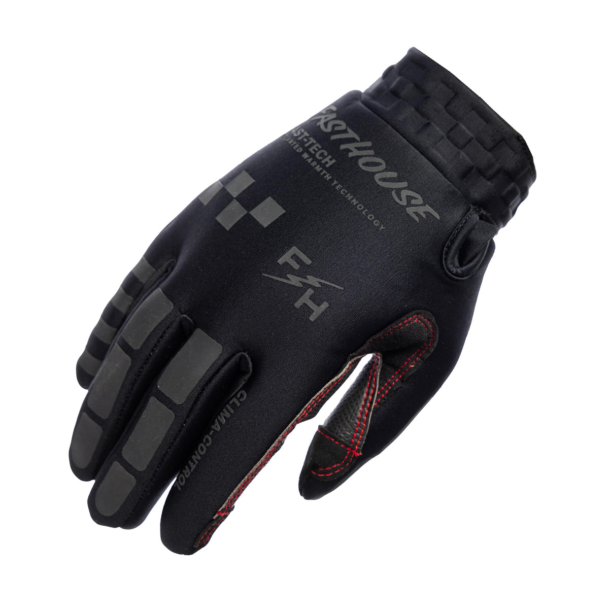 Fasthouse Toaster Glove - Black/Black