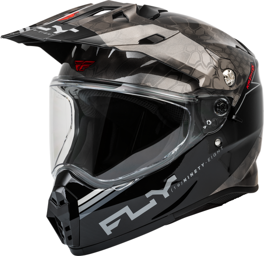 Fly Racing Trekker Kryptek Conceal Helmet - Black/Grey/White