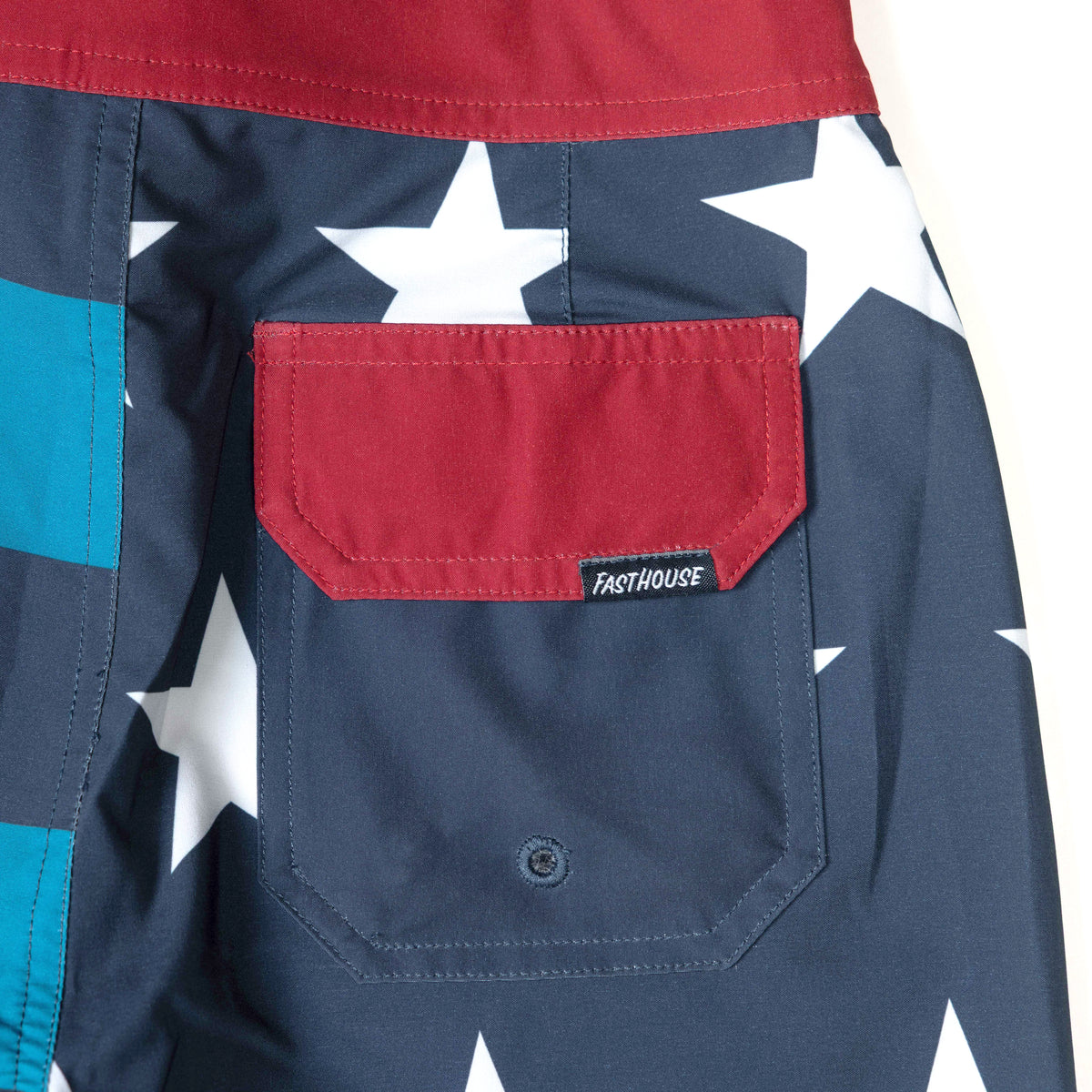 Fasthouse  Liberty Boardshort - Black/Blue