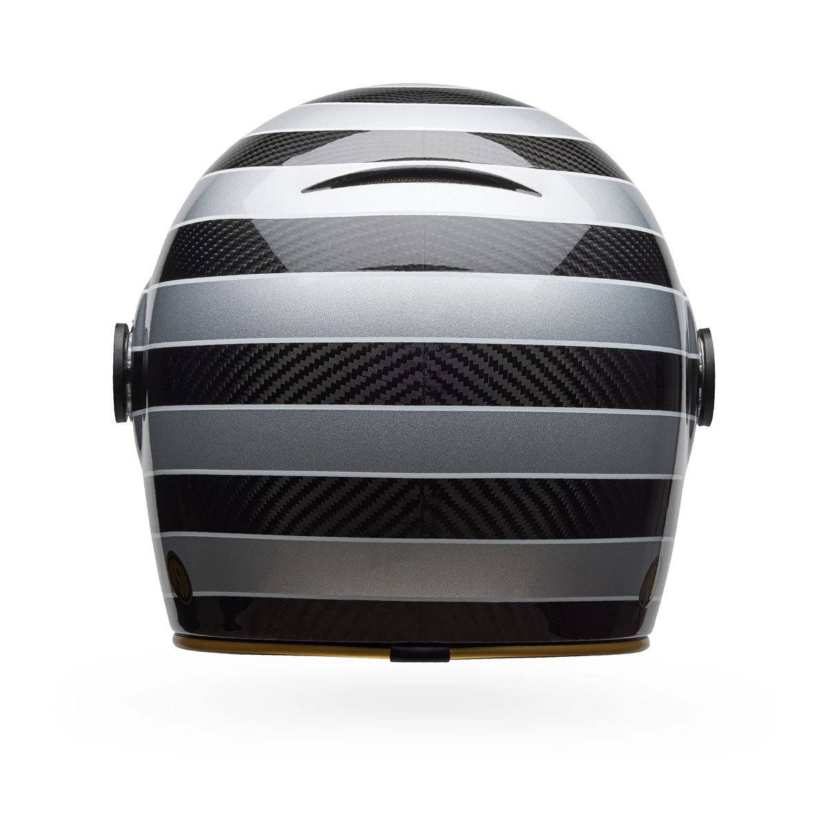 Bell Bullitt GT Carbon RSD Temple Helmet Gloss Black/Silver / Medium