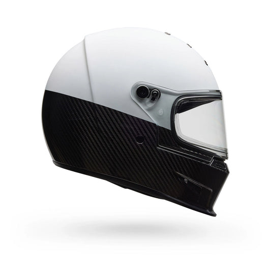 Bell Eliminator Carbon Diverge Helmet - Matte/Gloss White/Black