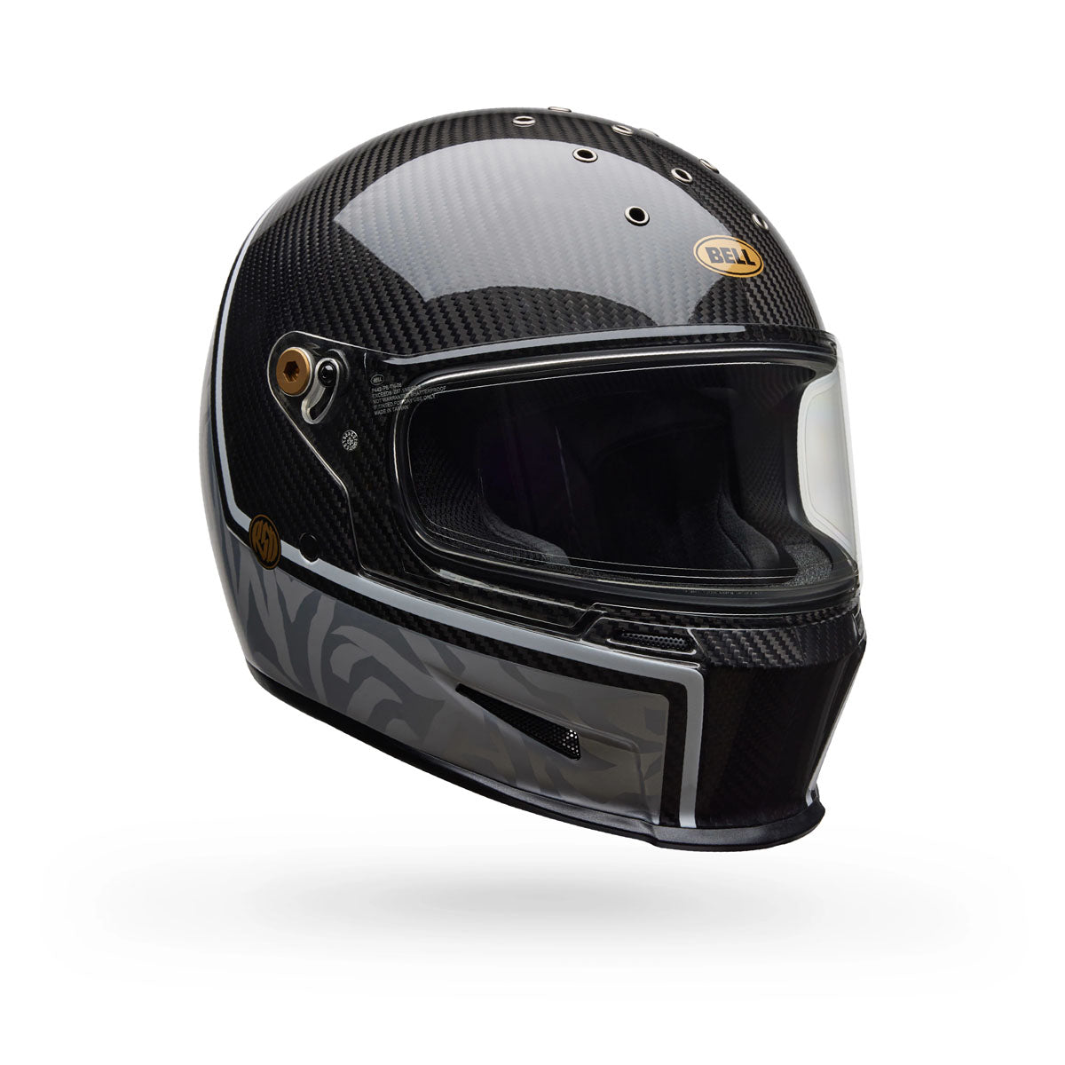 Bell Eliminator Carbon RSD Journey Helmet - Satin/Gloss Black/Gray