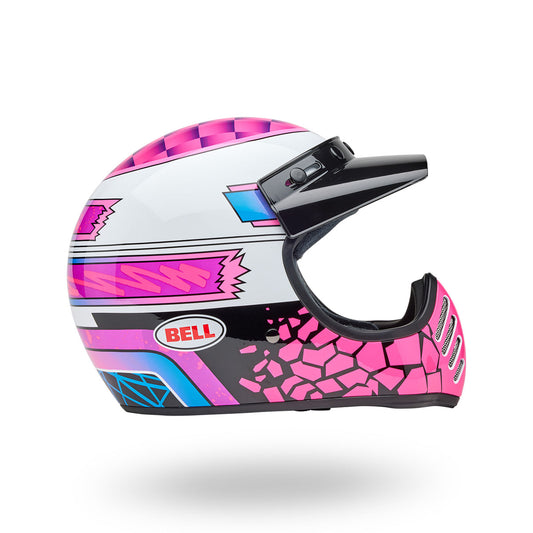 Bell Moto-3 Deathspray Helmets CLOSEOUT - Pink/Purple