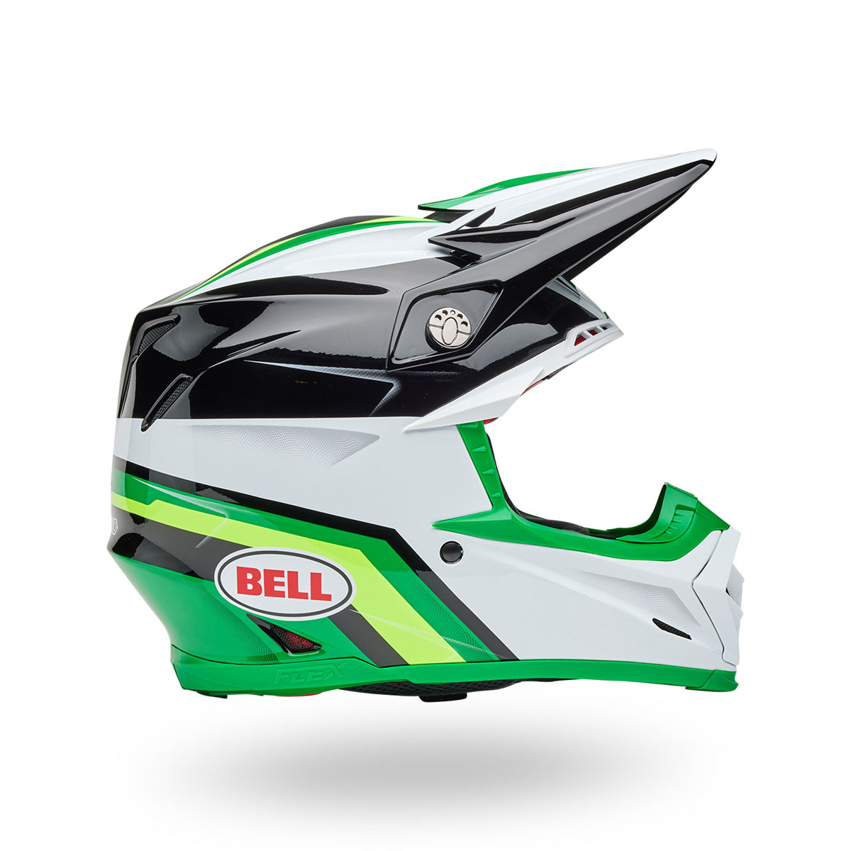 Bell Moto-9S Flex Mechant Helmets CLOSEOUT - Gloss Green/Black