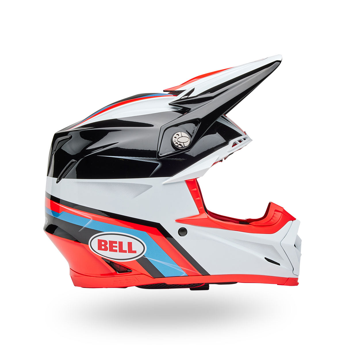 Bell Moto-9S Flex Mechant Helmets CLOSEOUT - Gloss Red/Black