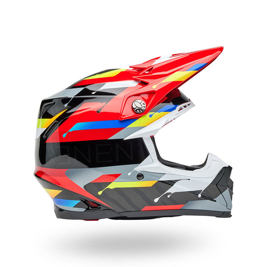 Bell Moto-9S Flex Renen Nova Helmets CLOSEOUT - Gloss Black/Red