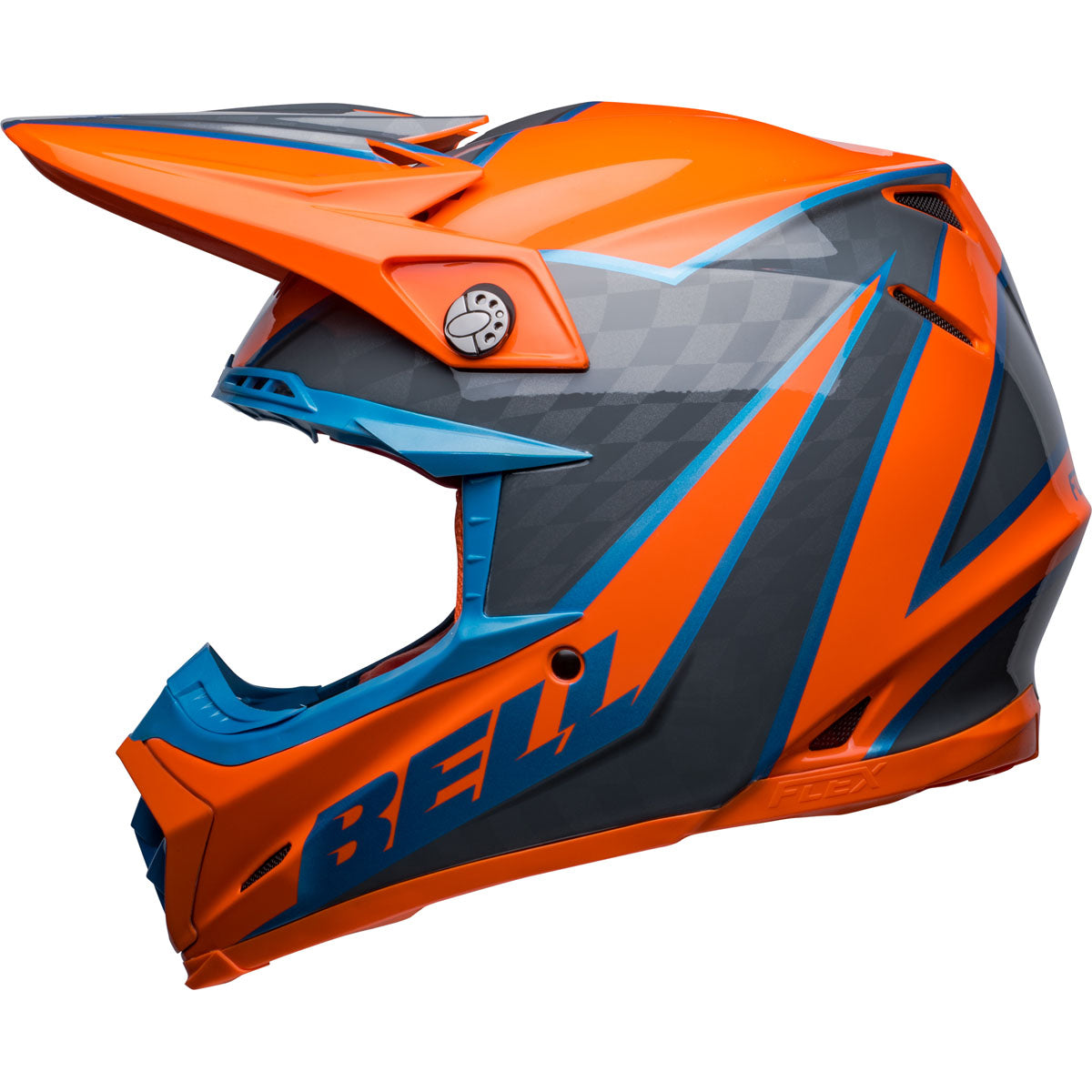 Bell Moto-9S Flex Sprite Helmets CLOSEOUT - Orange/Grey