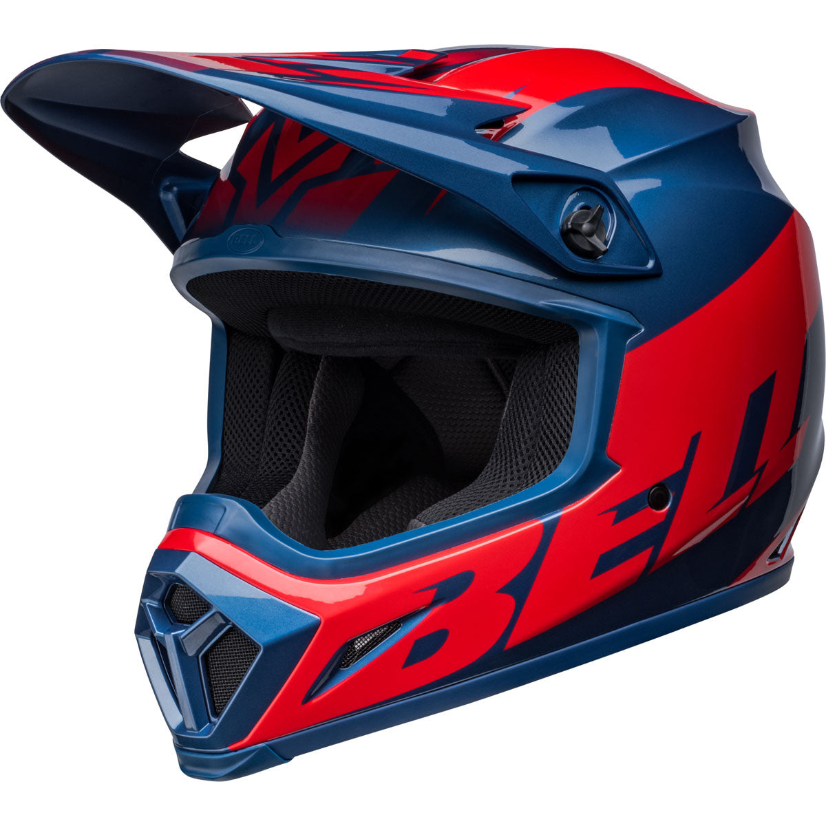 Bell MX-9 MIPS Disrupt Helmet CLOSEOUT - True Blue/Red