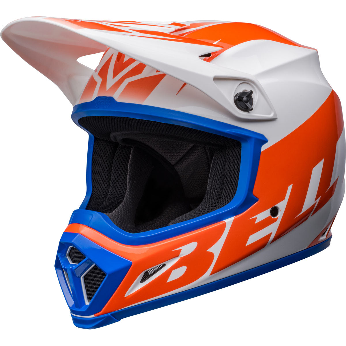 Bell MX-9 MIPS Disrupt Helmet CLOSEOUT - White/Orange