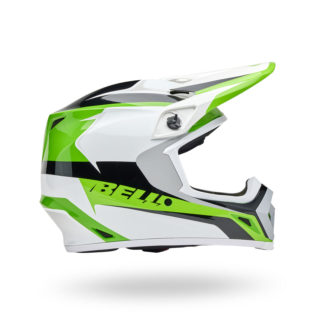 Bell MX-9 MIPS Rift Helmets CLOSEOUT - Green/White