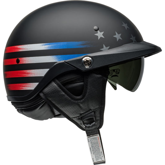 Bell Pit Boss Banner Helmet CLOSEOUT - Matte Black/Red