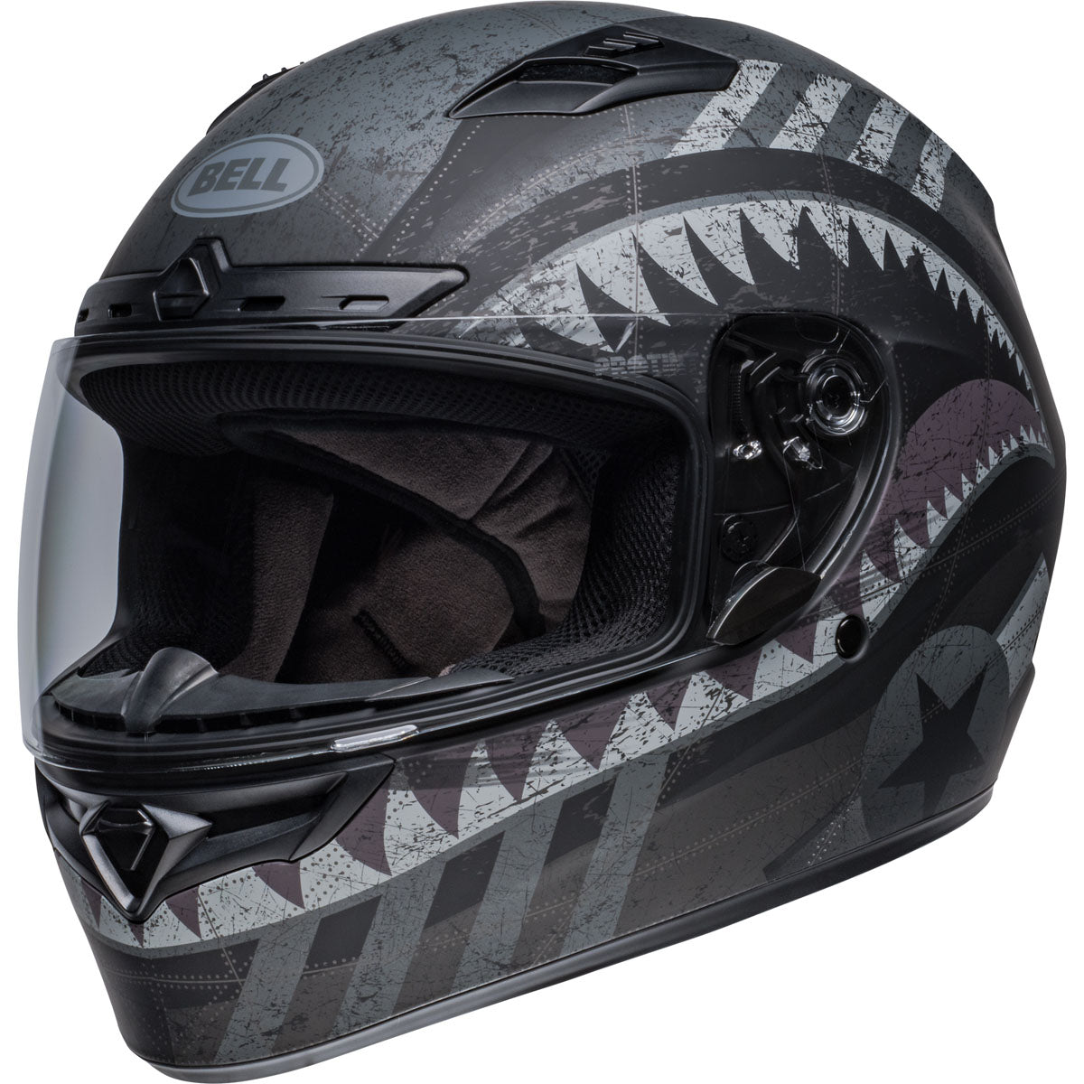 Bell Qualifier DLX MIPS Devil May Care Helmet CLOSEOUT - Matte Black/Gray