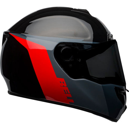 Bell SRT Razor Helmets - Closeout - Black/Grey/Red
