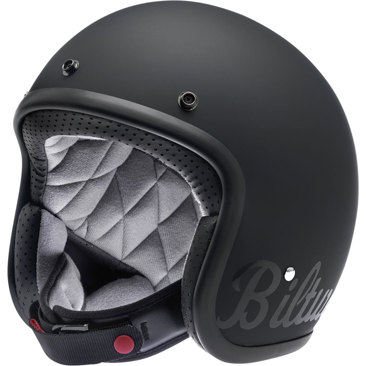 Biltwell Bonanza Helmet - Flat Black Factory