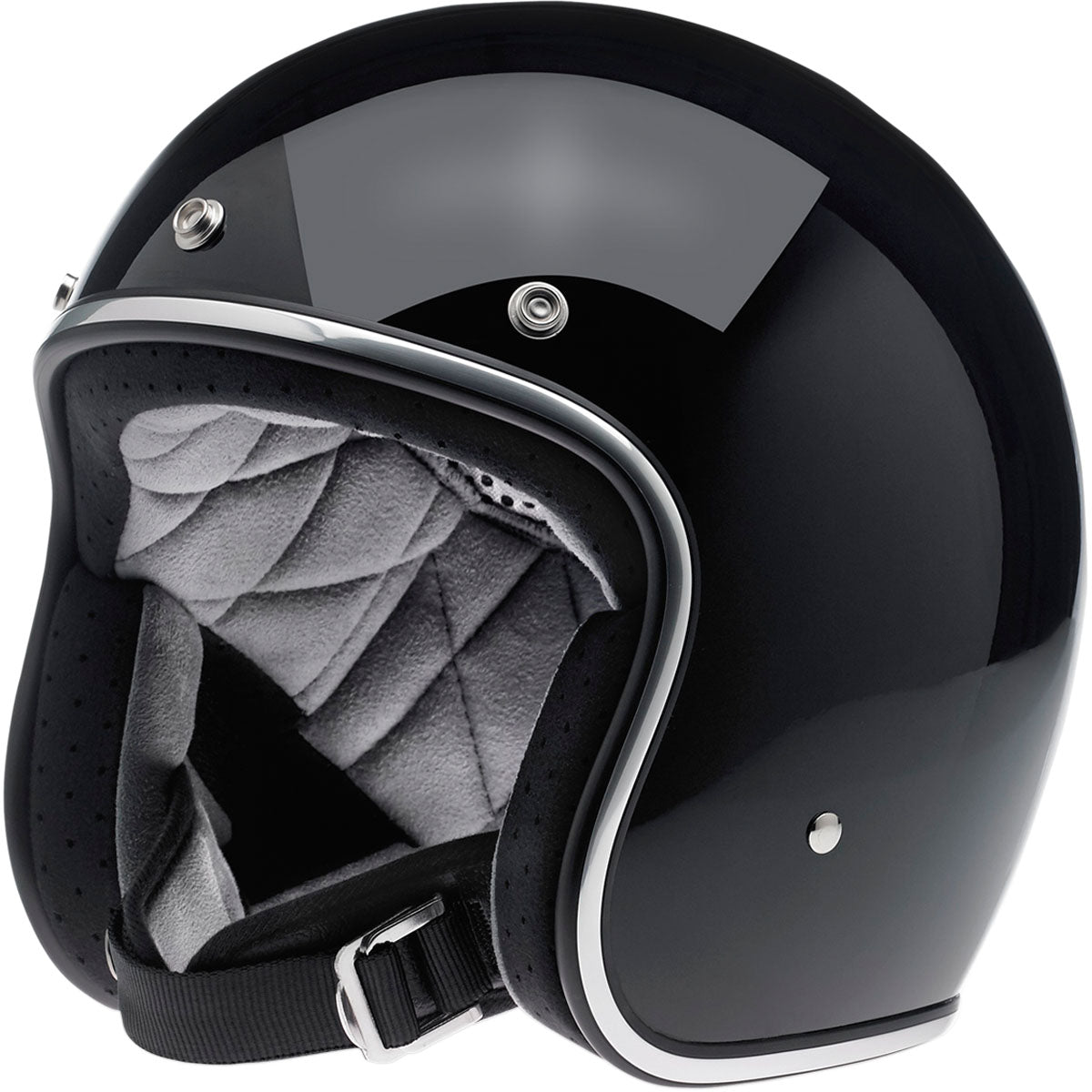 Biltwell Bonanza Helmet - Gloss Black