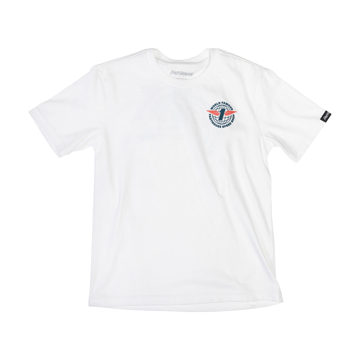 Fasthouse Youth  Renown Tee - White