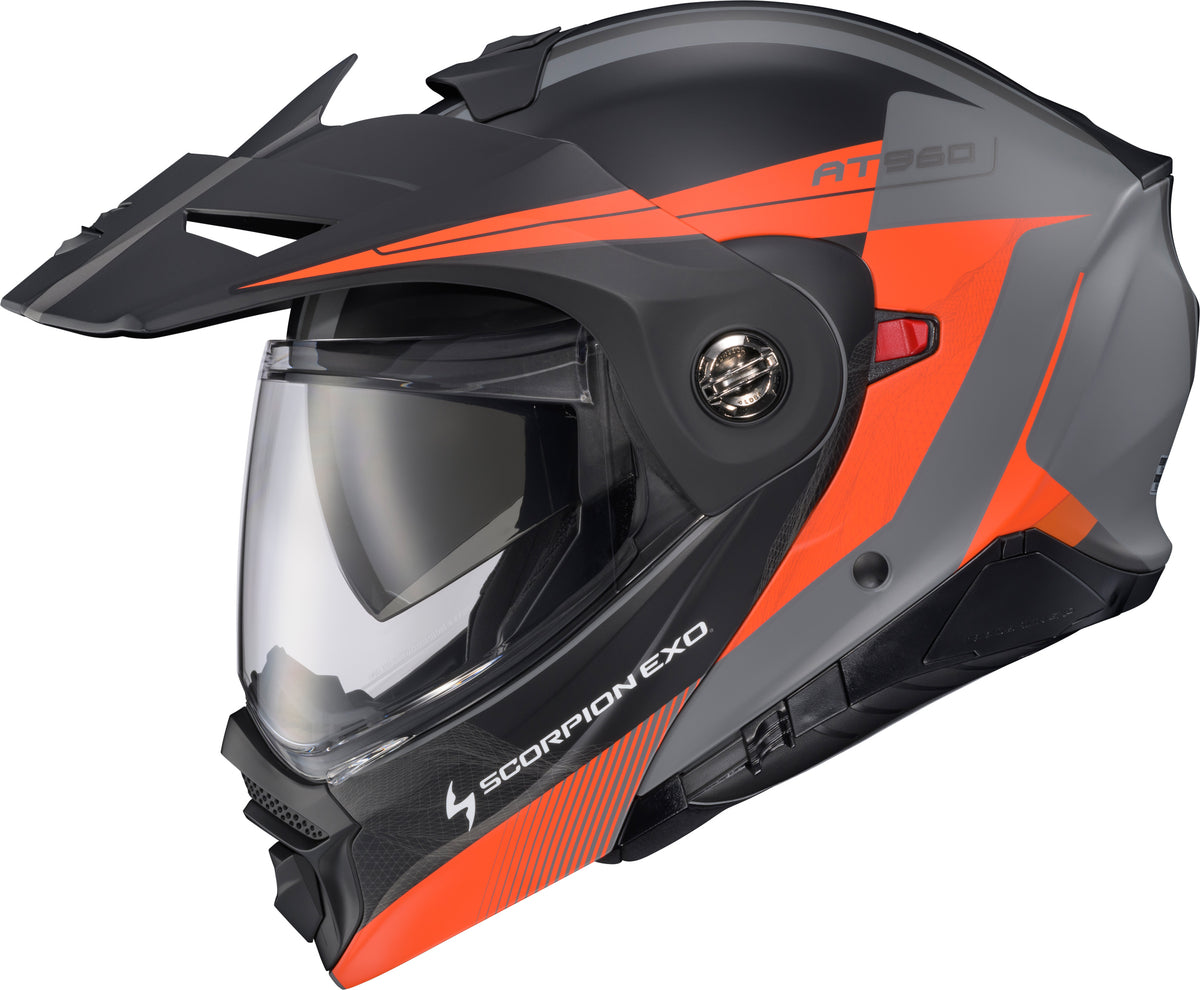 Scorpion EXO-AT960 Modular Topographic 2 Helmet - Orange/Grey