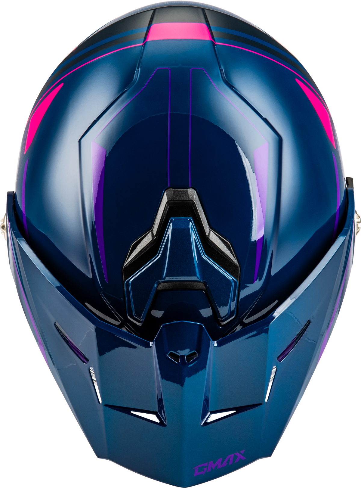 GMAX MD-74S Spectre Modular Helmet w/Electric Shield Blue/Pink/Purple