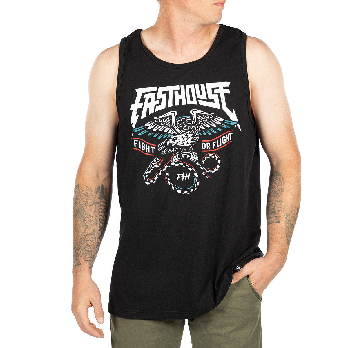 Fasthouse soar tank-Black