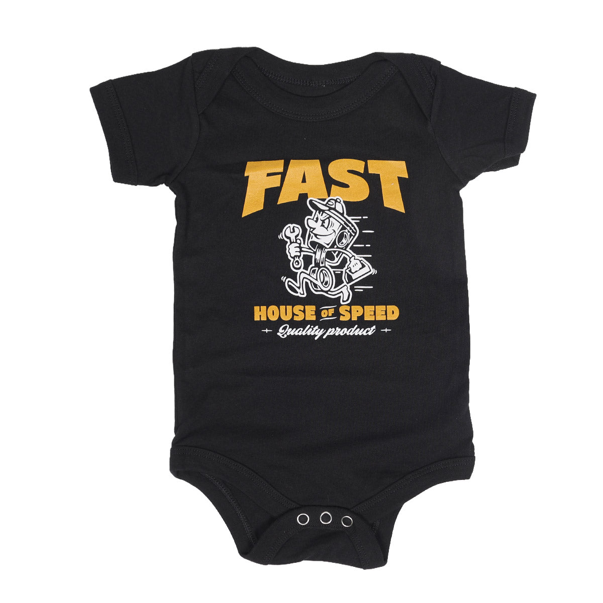 Fasthouse Infant Runner Onesie - Black