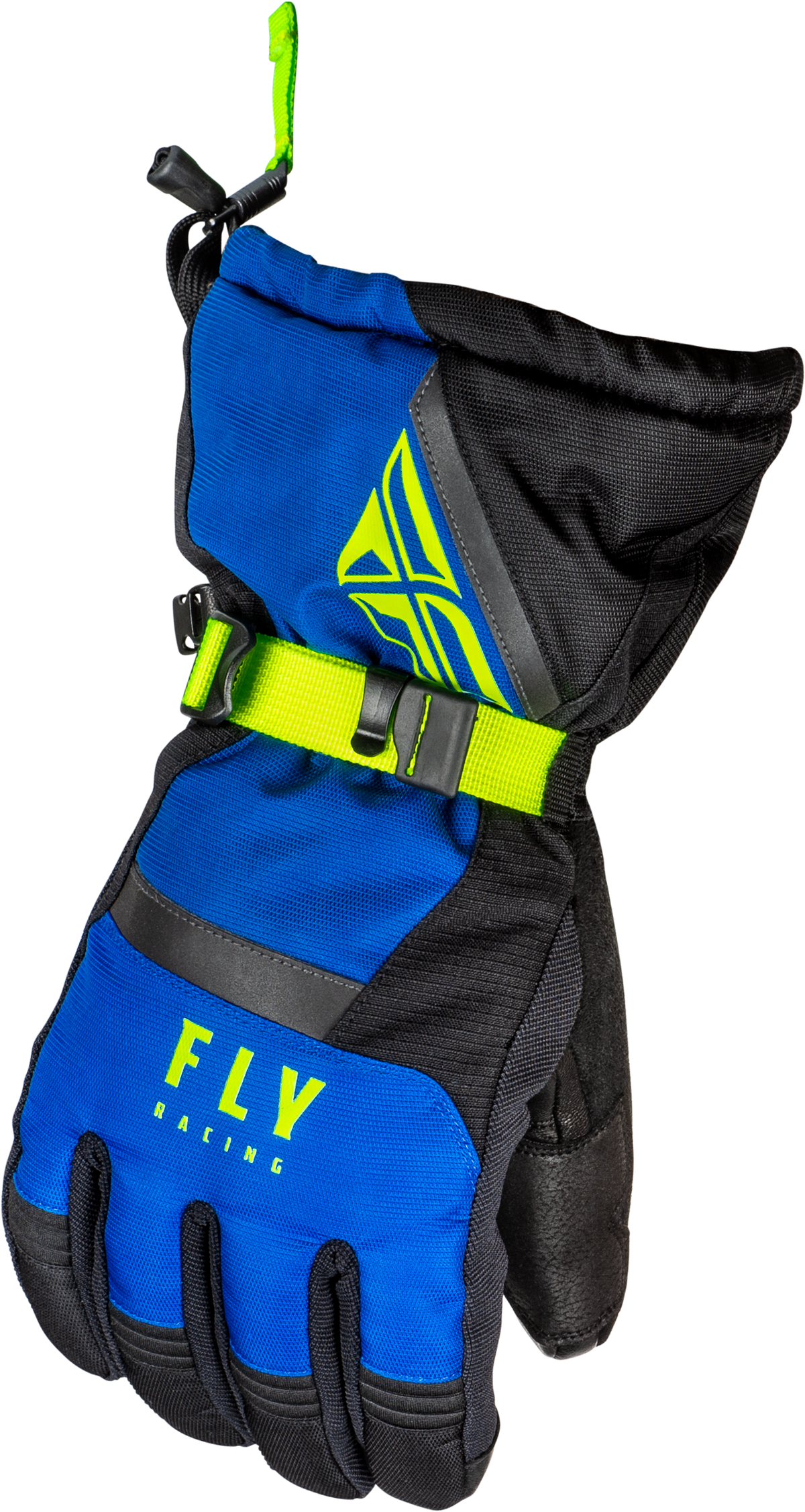Fly Racing Cascade Glove - Black/Blue/Hi-Vis Yellow