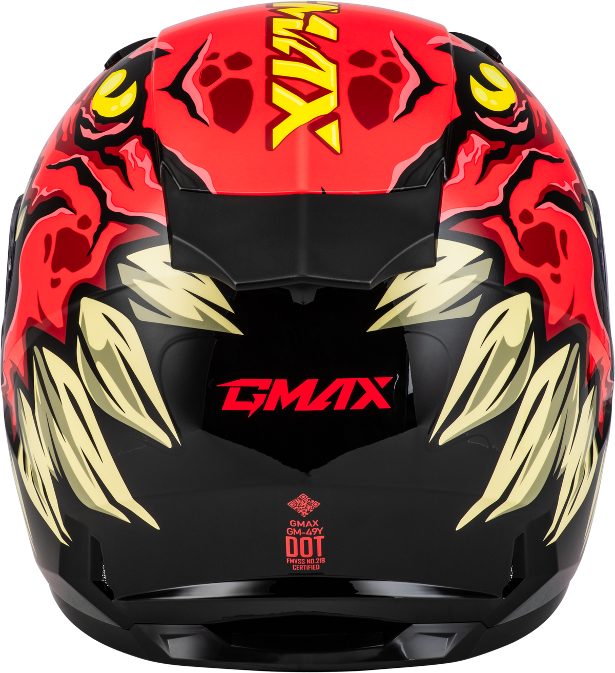 GMAX Youth GM-49Y Drax Helmet Red