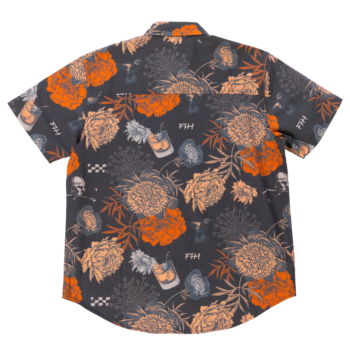 Fasthouse Scene Button Up Shirt - Vintage Black