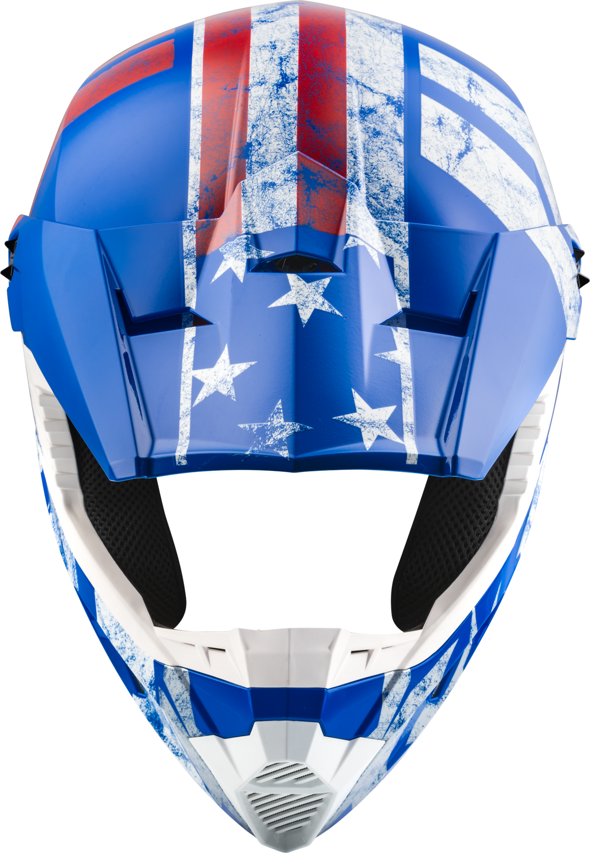 GMAX Youth MX-46Y Patriot Off-Road Helmet Red/White/Blue