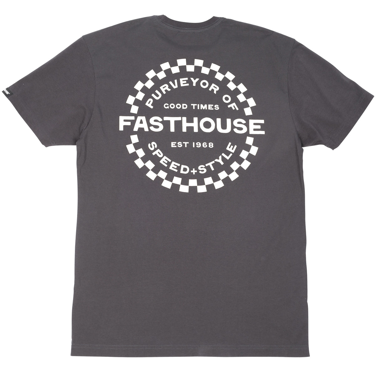 Fasthouse Anchor Tee - Graphite Black