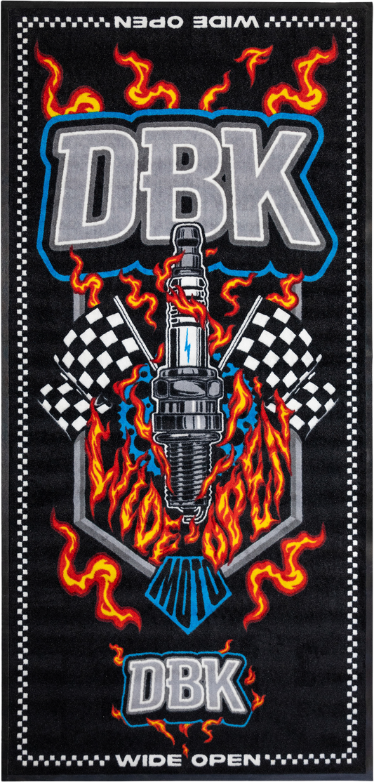DBK Wide Open Bike Mat 3.5'X7'