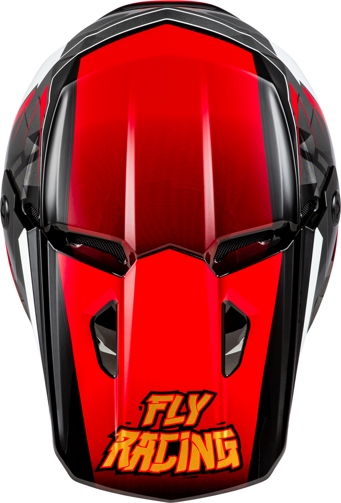 fly youth motorcycle helmet Fly Racing Kinetic Scorched Youth Helmet Red/Black/White Small