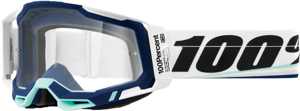 100% Racecraft 2 Goggles Arsham / Clear Lens