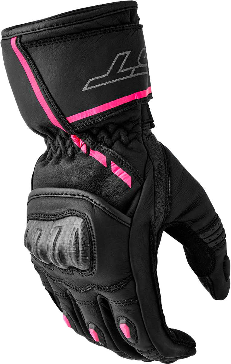 RST Womens S1 D3O Glove - Black/Pink